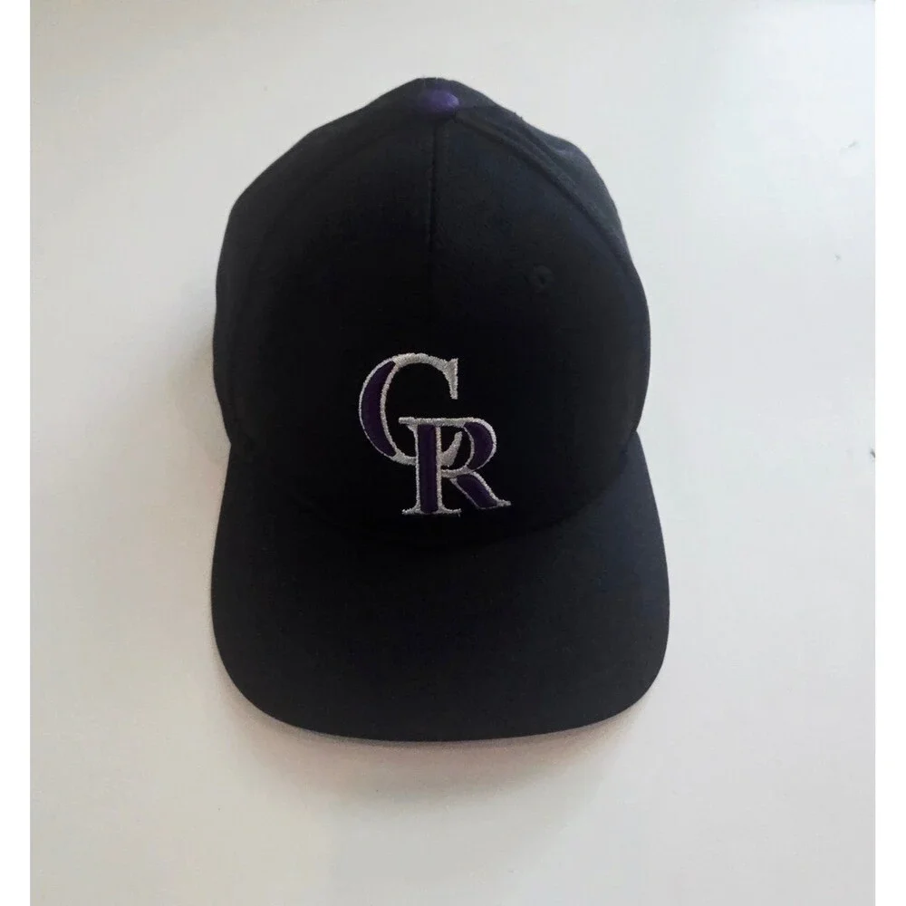 Colorado Rockies Black Baseball Cap For Kids